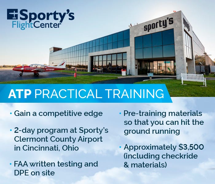 ATP Certification Training Program (ATP – CTP) - from Sporty's Pilot Shop